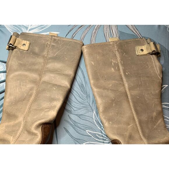 Sorel Slimboot Leather gray Western Waterproof Tall Riding Boots sz 7 - Picture 13 of 13